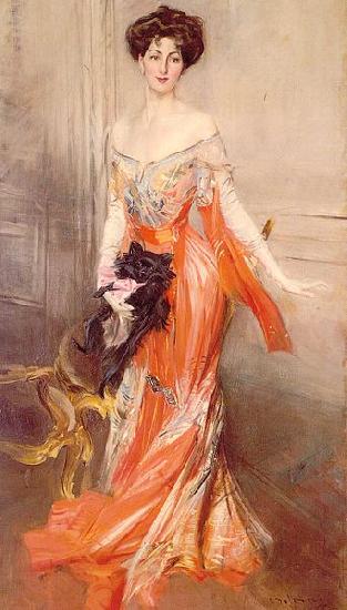 Giovanni Boldini Portrait of Elizabeth Wharton Drexel oil painting picture